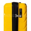 Чемодан ручная кладь полипропилен жёлтый 55х36х20+5/43л/2.9кг/Snowbal, фото 13