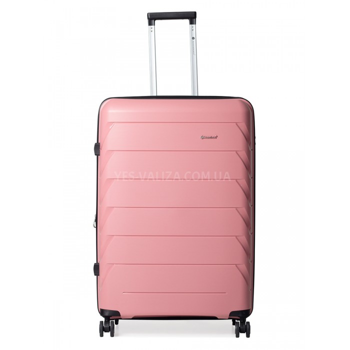 Валіза велика L поліпропілен пудра 76х51х29+5/115л/4.6кг/Snowbal 33603, фото 3