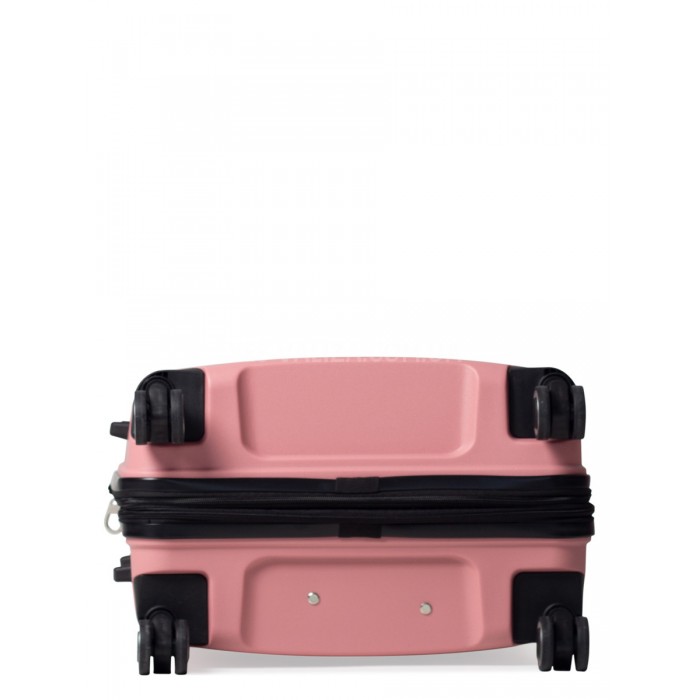 Валіза середня M поліпропілен пудра 66х44х26+5/77л/3.7кг/Snowbal 33603, фото 8