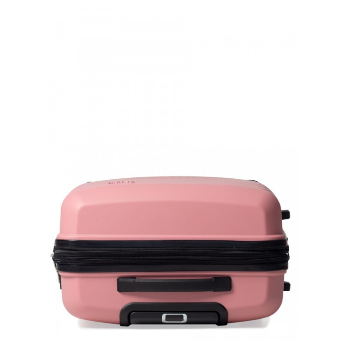 Чемодан средний M полипропилен пудра 66х44х26+5/77л/3.7кг/Snowbal33603, фото 7