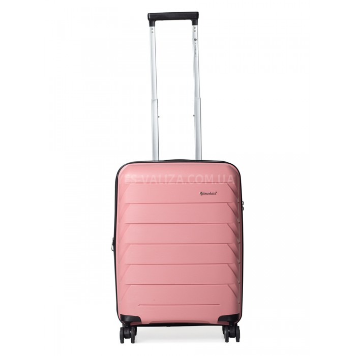 Валіза ручна поклажа S поліпропілен пудра 55х36х20+5/43л/2.9кг/Snowbal, фото 2