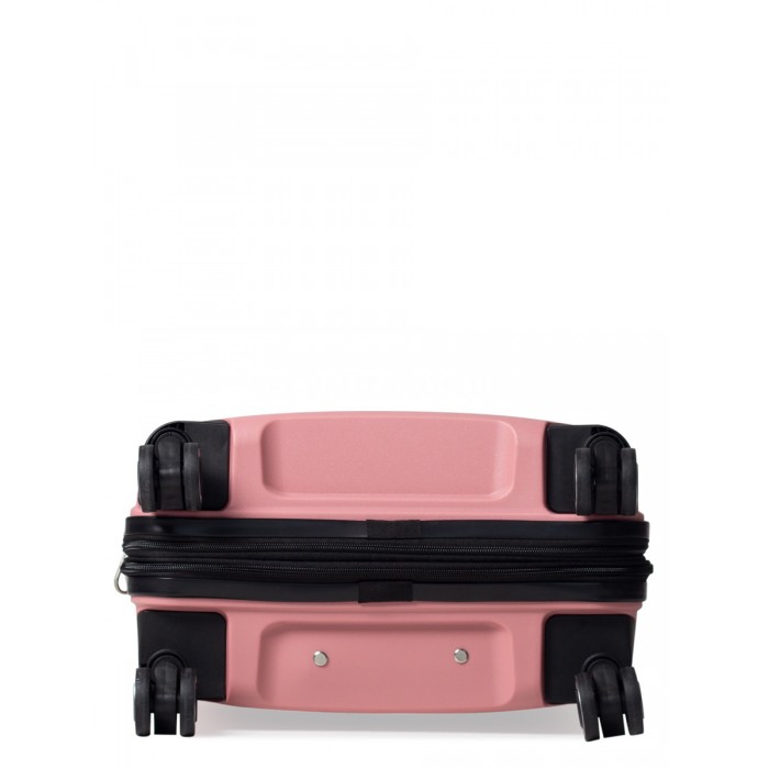 Валіза ручна поклажа S поліпропілен пудра 55х36х20+5/43л/2.9кг/Snowbal, фото 8