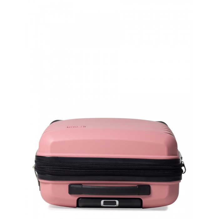 Валіза ручна поклажа S поліпропілен пудра 55х36х20+5/43л/2.9кг/Snowbal, фото 7