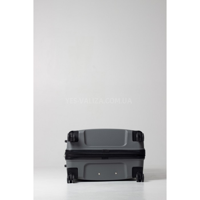Валіза середня M поліпропілен сіра 66х44х26+5/77л/3.7кг/Snowball 33603, фото 8
