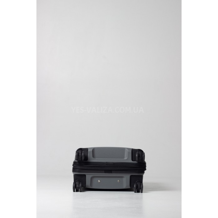 Валіза ручна поклажа S поліпропілен сіра 55х36х20+5/43л/2.9кг/Snowball, фото 8