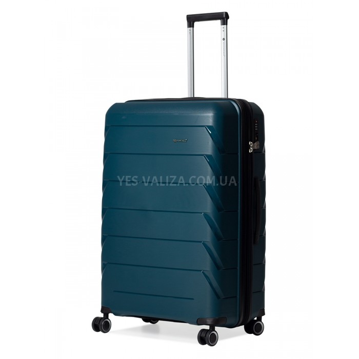 Валіза велика L поліпропілен зелена 76х51х29+5/115л/4.6кг/Snowbal33603, фото 1