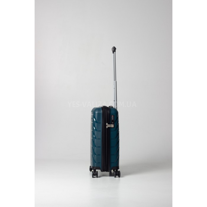 Валіза ручна поклажа поліпропілен зелена 55х36х20+5/43л/2.9кг/Snowball, фото 6