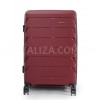 Чемодан большой полипропилен бордо 76х51х29+5/115л/4.6кг/Snowbal 33603, фото 12