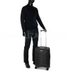 Валіза мала S поліпропілен чорна 55х37х21(+5)см/46л/3.7кг/Airtex 642, фото 20