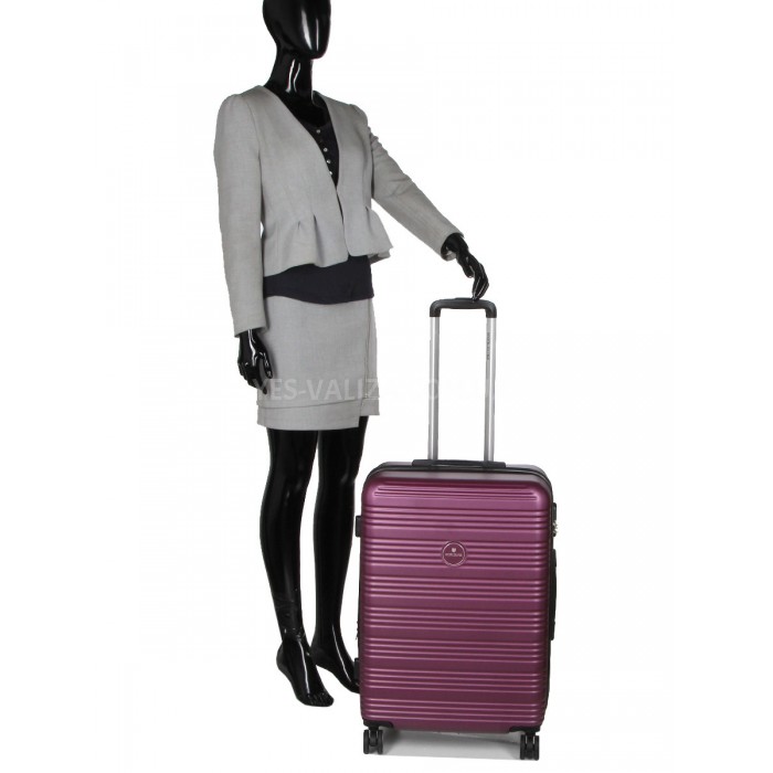Валіза Франція середня M фіолет 65х46х28(+5)см/78л/3.6кг/Worldline 805, фото 10