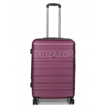 Чемодан Франция средний M фиолет 65х46х28+5см/78л/3.6кг/Worldline 805