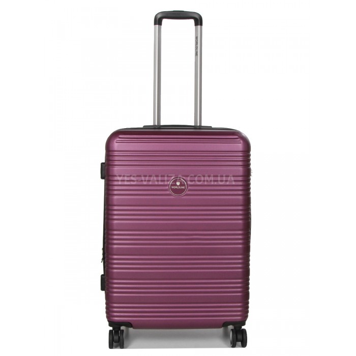Чемодан Франция средний M фиолет 65х46х28+5см/78л/3.6кг/Worldline 805, фото 1