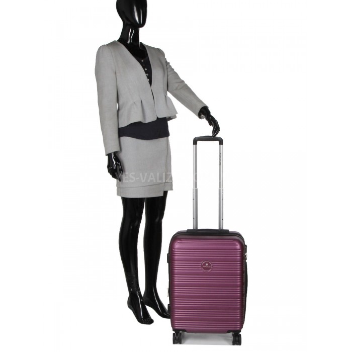Чемодан Франция малый S фиолет 55х40х25(+5)см/50л/2.9кг/Worldline 805, фото 10