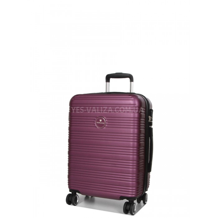 Валіза Франція мала S фіолетова 55х40х25(+5)см/50л/2.9кг/Worldline 805, фото 2