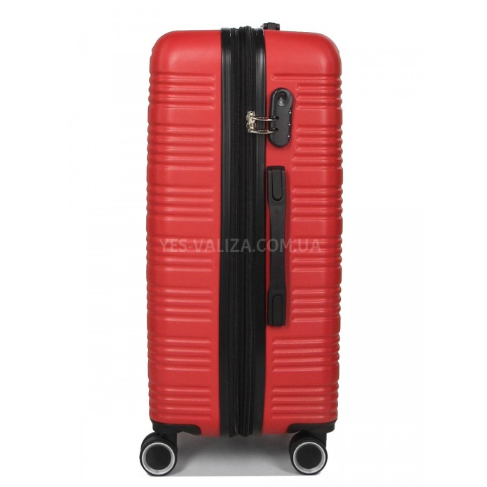 Валіза Франція середня M червона 65х46х28+5см/78л/3.6кг/Worldline 805, фото 4