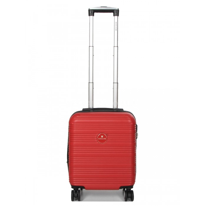 Чемодан ручная кладь XS красный 45х35х20(+5)см/30л/2.5кг/Worldline 805, фото 1