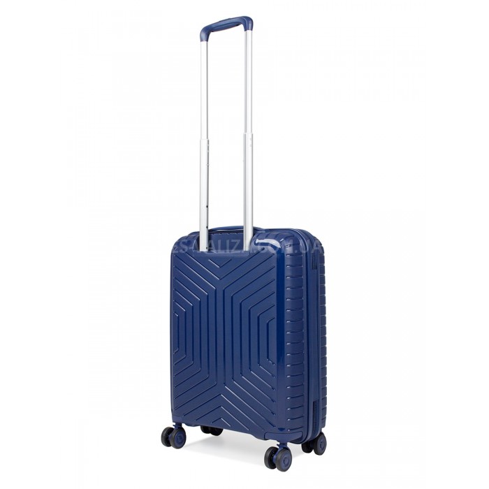 Чемодан ручная кладь S полипропилен синий 55х36х20см/35л/2.5кг/Snowbal, фото 3