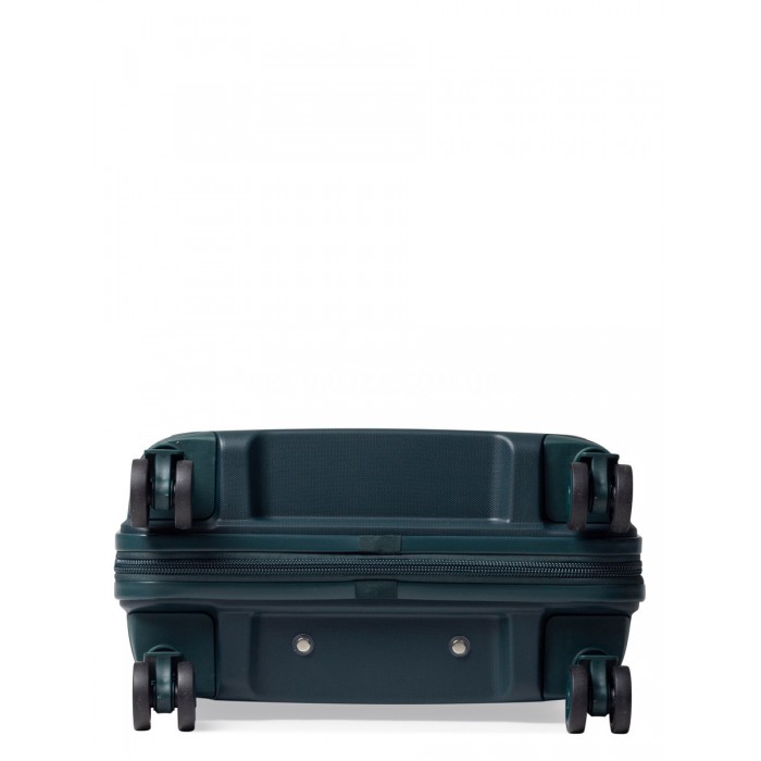 Чемодан ручная кладь Sполипропилен т.зелёный55х36х20/35л/2.5кг/Snowbal, фото 8