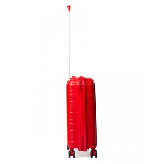 Валіза ручна поклажа S поліпропілен червона 55х36х20/35л/2.5кг/Snowbal, фото 5