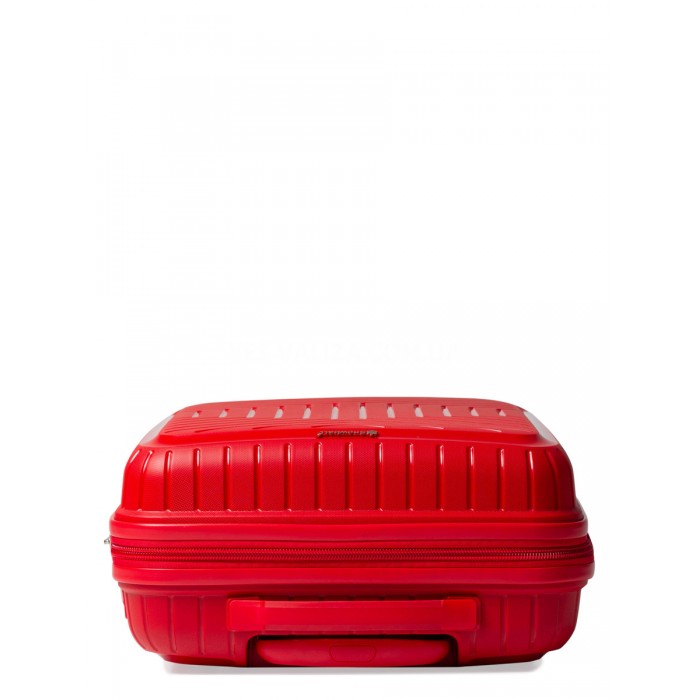 Валіза ручна поклажа S поліпропілен червона 55х36х20/35л/2.5кг/Snowbal, фото 7