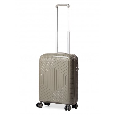 Валіза ручна поклажа S поліпропілен беж 55х36х20см/35л/2.5кг/Snowball