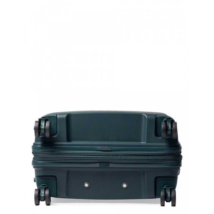 Чемодан средний M полипропилен т.зелёный 67х47х26+5см/83л/3.7кг/Snowball, фото 8