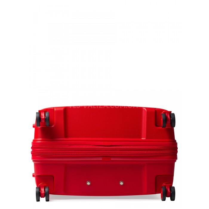 Валіза велика L поліпропілен червона 77х53х32(+5)см/133л/4.4кг/Snowbal, фото 8