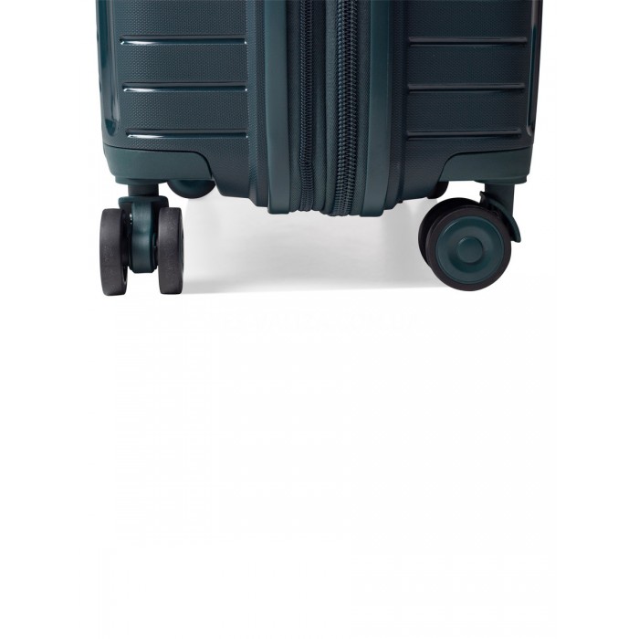 Чемодан большой L полипропилен т.зелёный 77х53х32+5/133л/4.4кг/Snowbal, фото 9