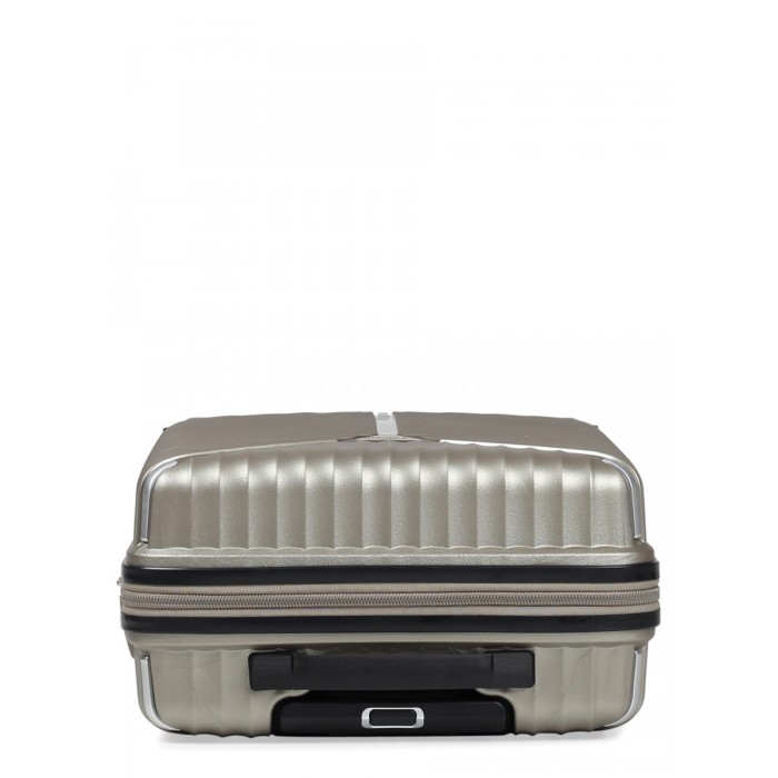 Валіза мала S поліпропілен бежева 55х36х20см/36л/2.8кг/Snowball 05103, фото 6