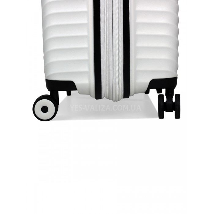 Валіза мала S поліпропілен біла 55х36х20см/36л/2.8кг/Snowball 05103, фото 8