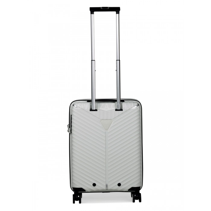 Чемодан малый S полипропилен белый 55х36х20см/36л/2.8кг/Snowball 05103, фото 3