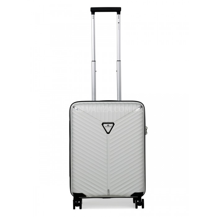 Чемодан малый S полипропилен белый 55х36х20см/36л/2.8кг/Snowball 05103, фото 2