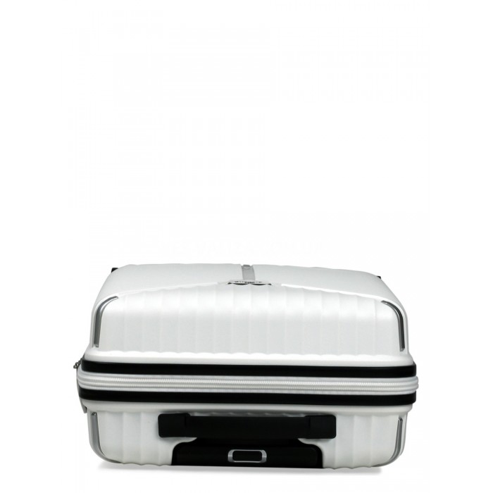 Валіза мала S поліпропілен біла 55х36х20см/36л/2.8кг/Snowball 05103, фото 6