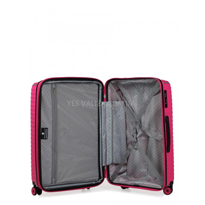 Чемодан малый S полипропилен розовый 55х36х20/36л/2.8кг/Snowball 05103, фото 8