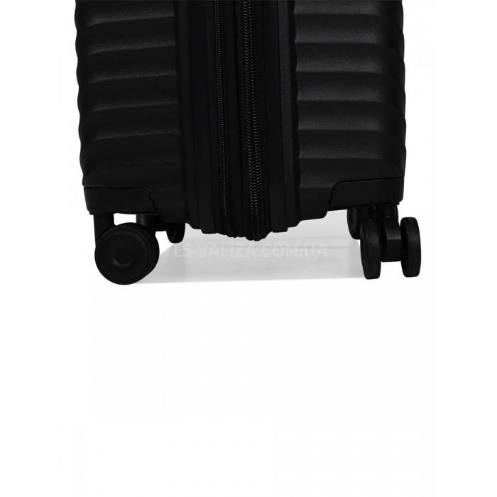 Валіза мала S поліпропілен чорна 55х36х20см/36л/2.8кг/Snowball 05103, фото 8