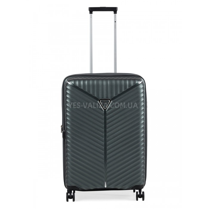 Валіза середня M поліпропілен хакі 66х45х28+5/87л/3.5кг/Snowball 05103, фото 3