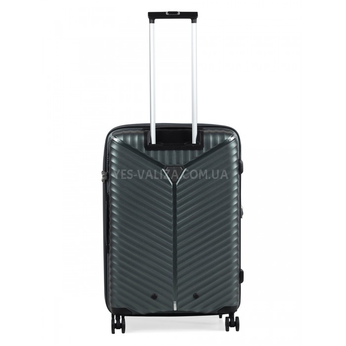 Чемодан средний M полипропилен хаки 66х45х28+5/87л/3.5кг/Snowbal 05103, фото 2