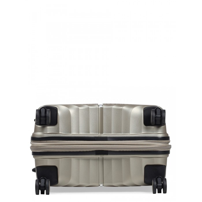 Валіза середня M поліпропілен беж. 66х45х28+5/87л/3.5кг/Snowball 05103, фото 8