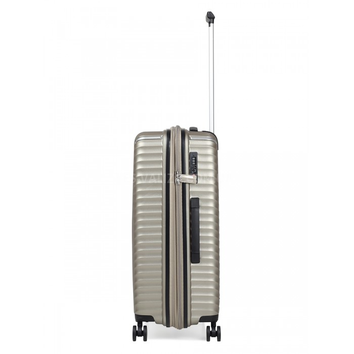 Валіза середня M поліпропілен беж. 66х45х28+5/87л/3.5кг/Snowball 05103, фото 5