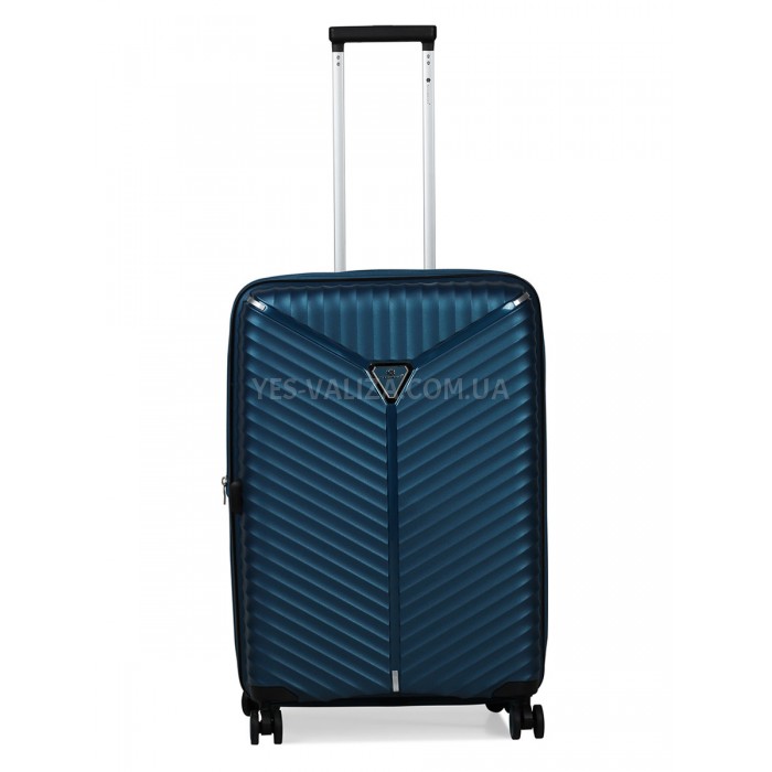 Валіза середня M поліпропілен синя 66х45х28+5/87л/3.5кг/Snowball 05103, фото 3