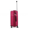 Валіза середня M поліпропілен рожева 66х45х28+5/87л/3.5кг/Snowbal05103, фото 15