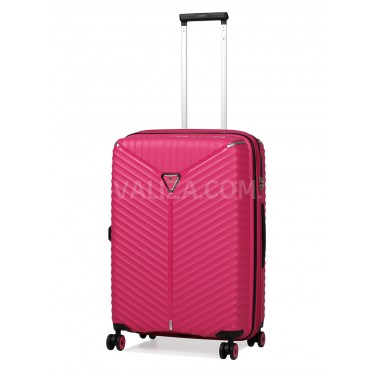 Чемодан средний M полипропилен роза 66х45х28+5/87л/3.5кг/Snowbal 05103