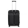 Чемодан средний M полипропилен чёрный66х45х28+5/87л/3.5кг/Snowbal05103, фото 13