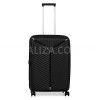 Валіза середня M поліпропілен чорна 66х45х28+5/87л/3.5кг/Snowbal 05103, фото 12