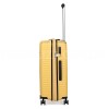 Чемодан средний M полипропилен жёлтый66х45х28+5/87л/3.5кг/Snowbal05103, фото 14