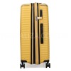 Чемодан средний M полипропилен жёлтый66х45х28+5/87л/3.5кг/Snowbal05103, фото 16