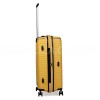 Чемодан средний M полипропилен жёлтый66х45х28+5/87л/3.5кг/Snowbal05103, фото 15