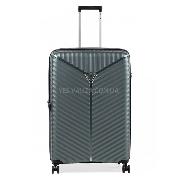 Чемодан большой L полипропилен хаки 76х51х31+5/126л/4.4кг/Snowbal05103, фото 2