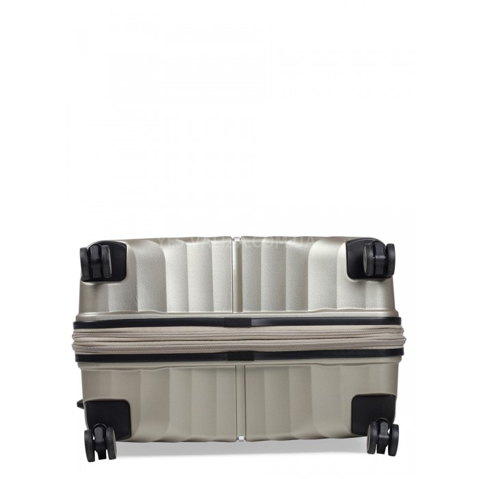 Валіза велика L поліпропілен беж 76х51х31+5/126л/4.4кг/Snowball 05103, фото 8