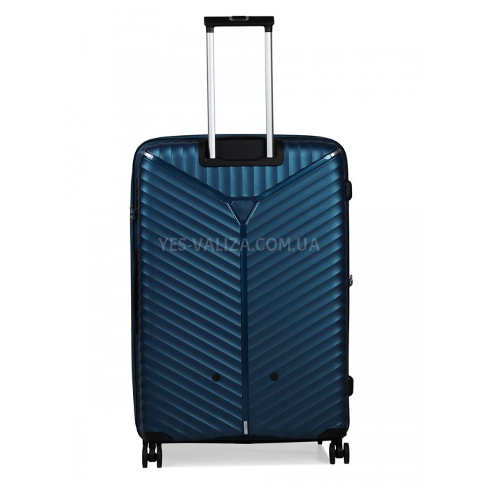 Валіза велика L поліпропілен синя 76х51х31+5/126л/4.4кг/Snowball 05103, фото 3